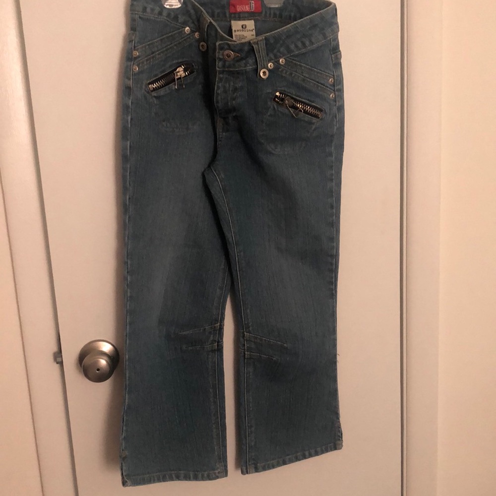 Vintage gasoline Capri jeans size 1